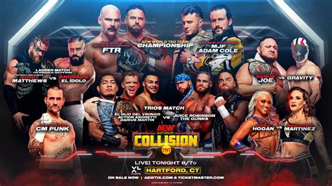 collision results bleacher|AEW Collision Results: Winners, Live Grades, Reaction, .